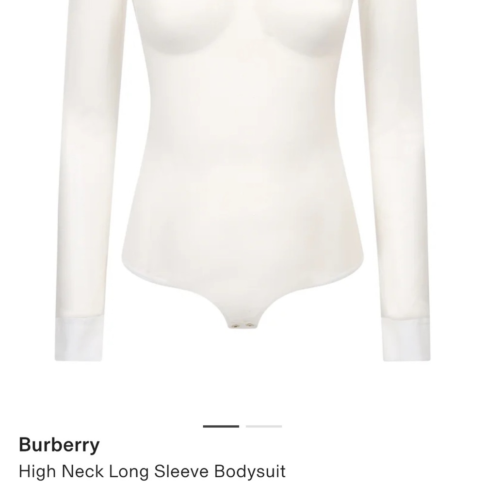 BURBERRY High Neck Bodysuit - Picture 3 of 7